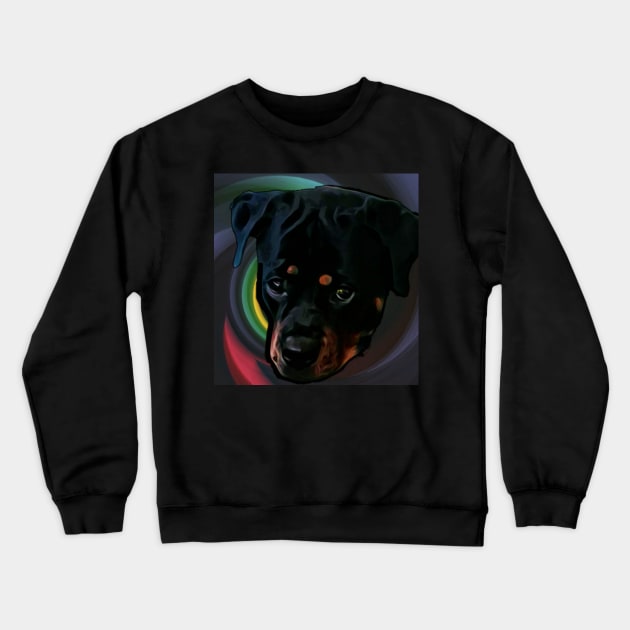 Rottweiler my best friend Crewneck Sweatshirt by Freedomink